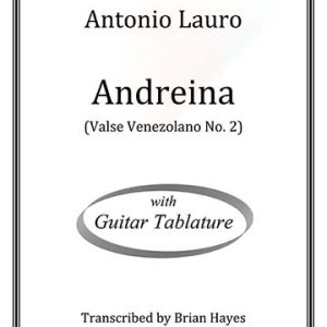 Andreina (Antonio Lauro) Standard Notation (No Tablature)