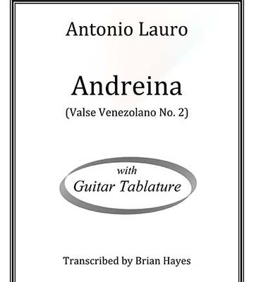 Andreina (Antonio Lauro) Standard Notation (No Tablature)